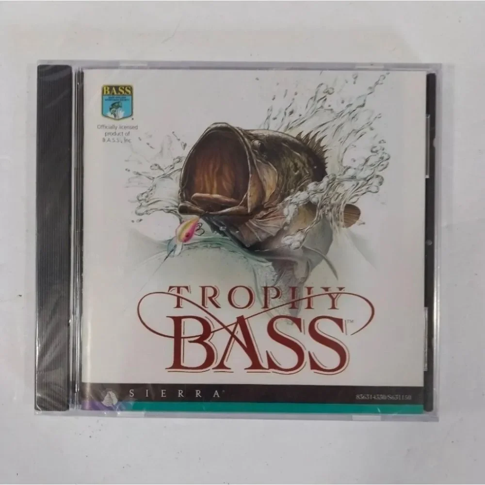 NIB Trophy Bass: All American Sports Series 1999 New Sealed Jewel Case PC Game